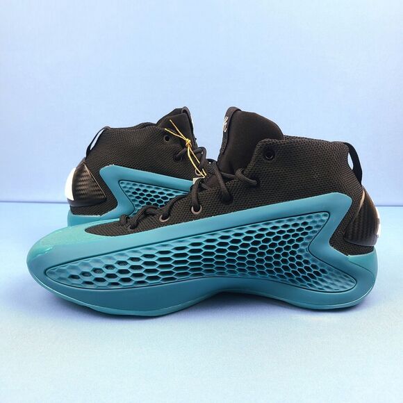 Adidas AE 1 J GS Size 6.5 New Wave Blue Anthony Edwards Basketball Shoes IF1884 - Picture 7 of 11